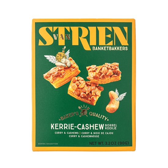 Печенье Van Strien Banketbakkers с карри и кешью 90 г-5-mywatershop.com.ua