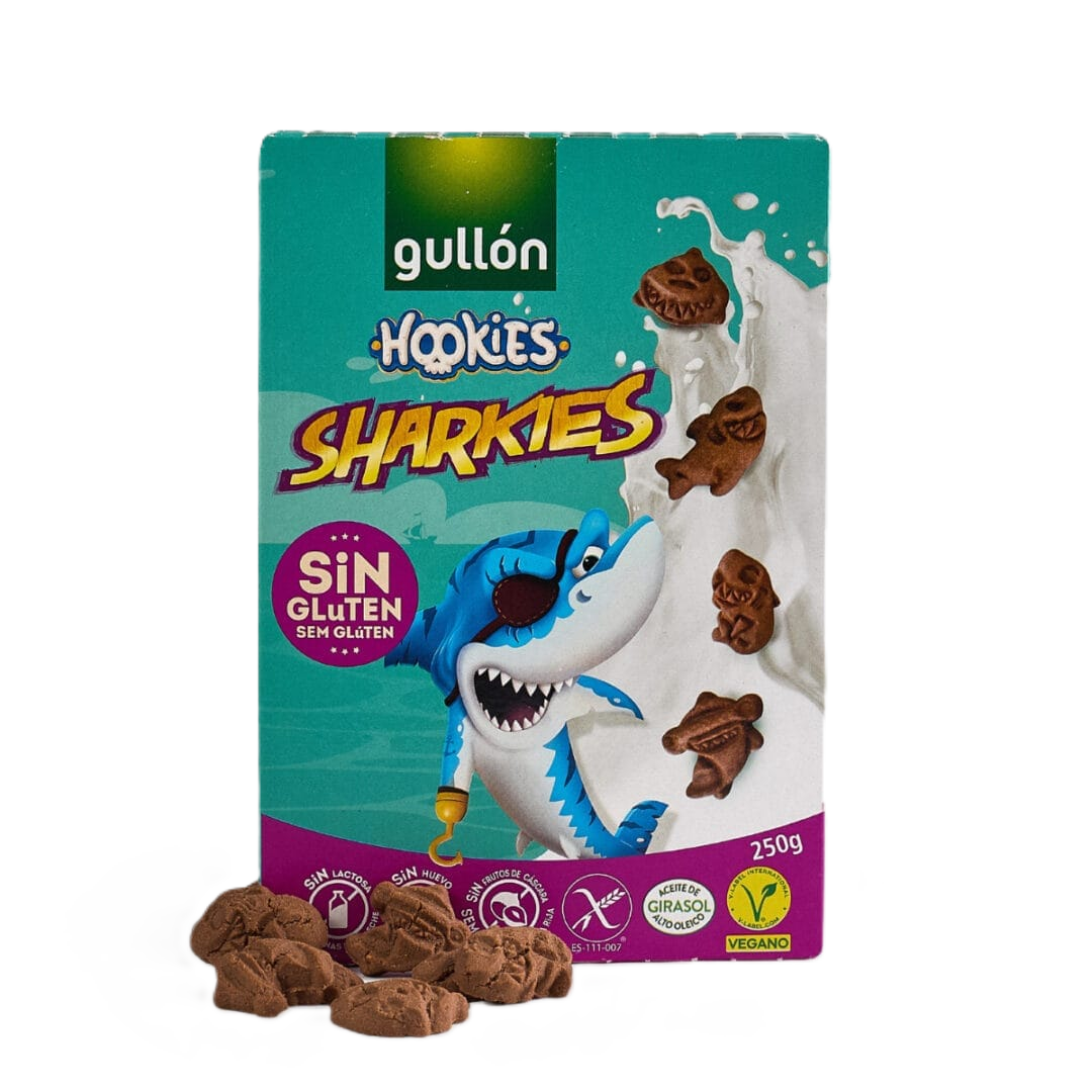 Печенье Gullon Hookies Sharkies без глютена 250 г-18-mywatershop.com.ua