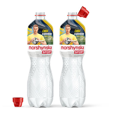 Переход на неотрывную пробку в продукции Моршинская Переход на неотрывную пробку в продукции Моршинская