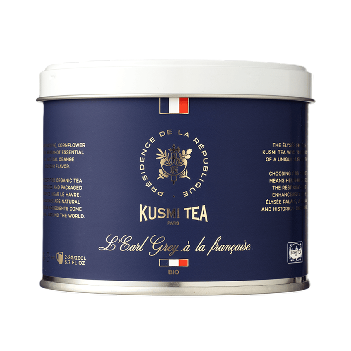 Чай черный Kusmi Tea Эрл Грей бергамот и цветок апельсина 100 г-22-mywatershop.com.ua
