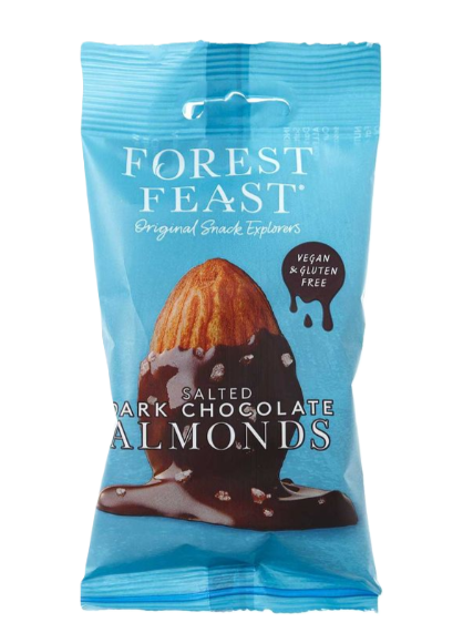 Обжаренный миндаль Forest Feast с бельгийским шоколадом и морской солью 40 г-9-mywatershop.com.ua