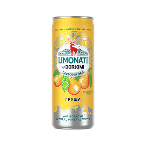 Лимонад Borjomi Limonati Груша 0,33 л сильногазований напій — фото 3