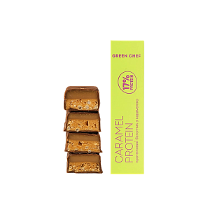 Батончик протеиновый Green Chef с карамелью Caramel Protein 45 г — фото 1