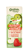 Cік Galicia Baby Яблуко-полуниця з м’якоттю 0,2 л-5-mywatershop.com.ua