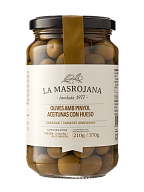 Оливки La Masrojana с косточкой Арбекина 370 г-3-mywatershop.com.ua