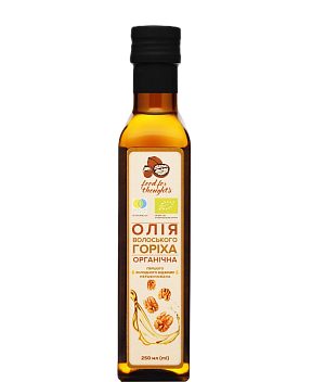 Масло грецкого ореха Їжа для роздумів холодного отжима 250 мл — фото 1