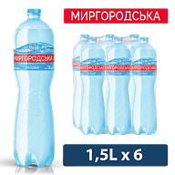Миргородська Лагідна 1,5 л слабогазована вода-2-mywatershop.com.ua