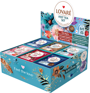 Чай Lovare "Fest Tea Set" (90 пак) в My Water Shop — фото 2