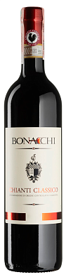 Вино Bonacchi Chianti Classico виноградное натуральное сухое красное 0,75 л — фото 1