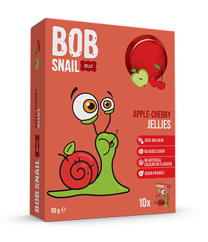 Мармелад фруктово-ягодный "Яблоко-Вишня" Bоb Snail 90 г — фото 1