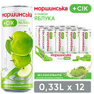 Моршинская со вкусом Яблока 0,33 л негазированный напиток-4-mywatershop.com.ua