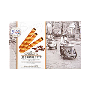 Вафельные трубочки Bussy с какао Ле Спирулетте 90 г — фото 1