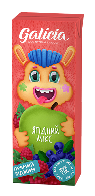 Сік Galicia Ягідний мікс з м'якоттю 0,2 л — фото 1
