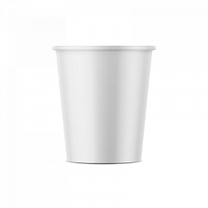 Бумажный стакан белый 185 мл (100 шт/уп) — фото 1