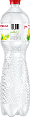 Моршинская с ароматом Лимон-Лайм-Мята 1,5 л слабогазированный напиток — фото 7