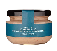 Паштет La Chinata из краба с оливковым маслом экстра вирджин 120 г-3-mywatershop.com.ua