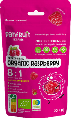 Сублимированная малина Panfruit 20 г — фото 1