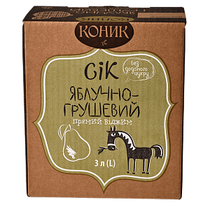 Сок Коник яблочный 3 л — фото 1