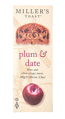 Тосты Miller's Toast со сливами и финиками 100 г — фото 1