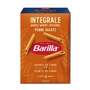 Макароны Barilla Integrale Penne Rigate 500 г — фото 1