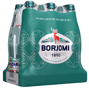 Borjomi 0,75 л сильногазована вода — фото 2