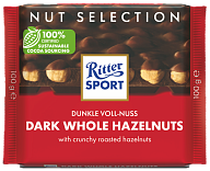 Шоколад Ritter Sport чёрный с цельным лесным орехом 100 г-2-mywatershop.com.ua