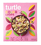 Сухой завтрак Turtle Цветные колечки без глютена органический 300 г-6-mywatershop.com.ua
