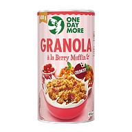 Гранола One Day More Berry Muffin 400 г-2-mywatershop.com.ua