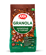 Гранола  хрустка з шоколадом та горіхами 330 г-2-mywatershop.com.ua