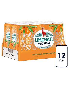 Лимонад Borjomi Limonati Аджарский мандарин 0,33 л сильногазированный напиток — фото 2