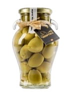 Цілі зелені оливки Torremar Queen Gordal із кісточкою 580 г-7-mywatershop.com.ua