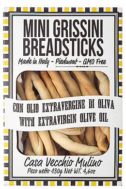 Гриссини-мини Casa Vecchio Mulino классические 130 г — фото 1