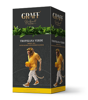 Чай зелёный байховый Graff Тропический зелёный 30 г — фото 1