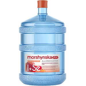 «Моршинская плюс АнтиОкси йод+селен» 18,9 л напиток безалкогольный бескалорийный негазированный — фото 1