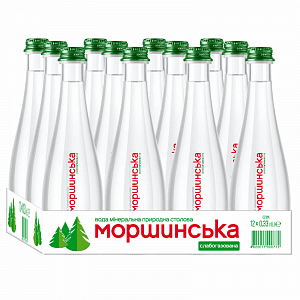 Моршинская 0,33 л слабогазированная вода в стекле — фото 3
