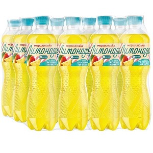 Моршинська Лимонада зі смаком тропічних фруктів 0,5 л соковмісний середньогазований напій — фото 4