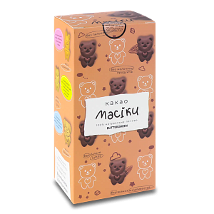 Печиво какао Масіки Buttergreen 120 г — фото 1