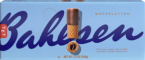 Вафельні трубочки Bahlsen у молочному шоколаді 100 г — фото 1