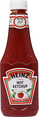 Кетчуп Heinz томатний гострий 455 г — фото 1