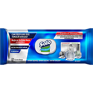 Салфетки влажные Solo AquaBlock для стекла и зеркал 30 шт-1-mywatershop.com.ua