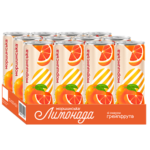 Моршинская Лимонада со вкусом грейпфрута 0,33 л сокосодержащий среднегазированный напиток — фото 3