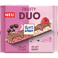 Шоколад Ritter Sport Duett молочный с йогуртом, чёрной смородиной, малиной и рисовыми хлопьями 218 г — фото 1
