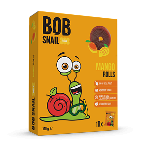 Натуральные фруктовые Конфеты "Манго" Bob Snail 100 г — фото 1