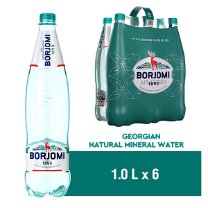 Borjomi 1,0 л сильногазована вода — фото 1