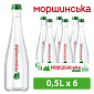 Моршинская 0,5 л слабогазированная вода в стекле — фото 1