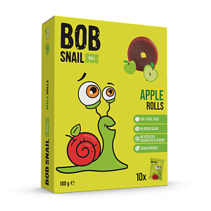 Натуральные фруктовые Конфеты "Яблоко" Bob Snail 100 г — фото 1