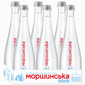 Моршинська 0,5 л негазована вода у склі — фото 3