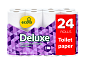Папір туалетний Ecolo Deluxe тришаровий 24 рулона — фото 1