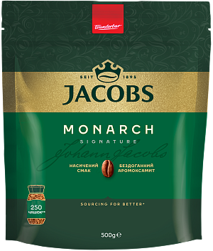 Кофе растворимый Jacobs Monarch 500 г — фото 1