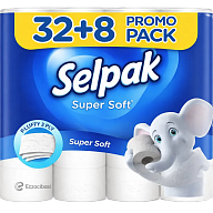 Туалетная бумага Selpak Super Soft трехслойная 32 + 8 рулонов-1-mywatershop.com.ua